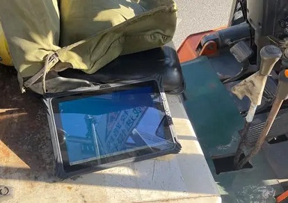 Aplicação do Tablet PC robusto na manutenção do aeroporto