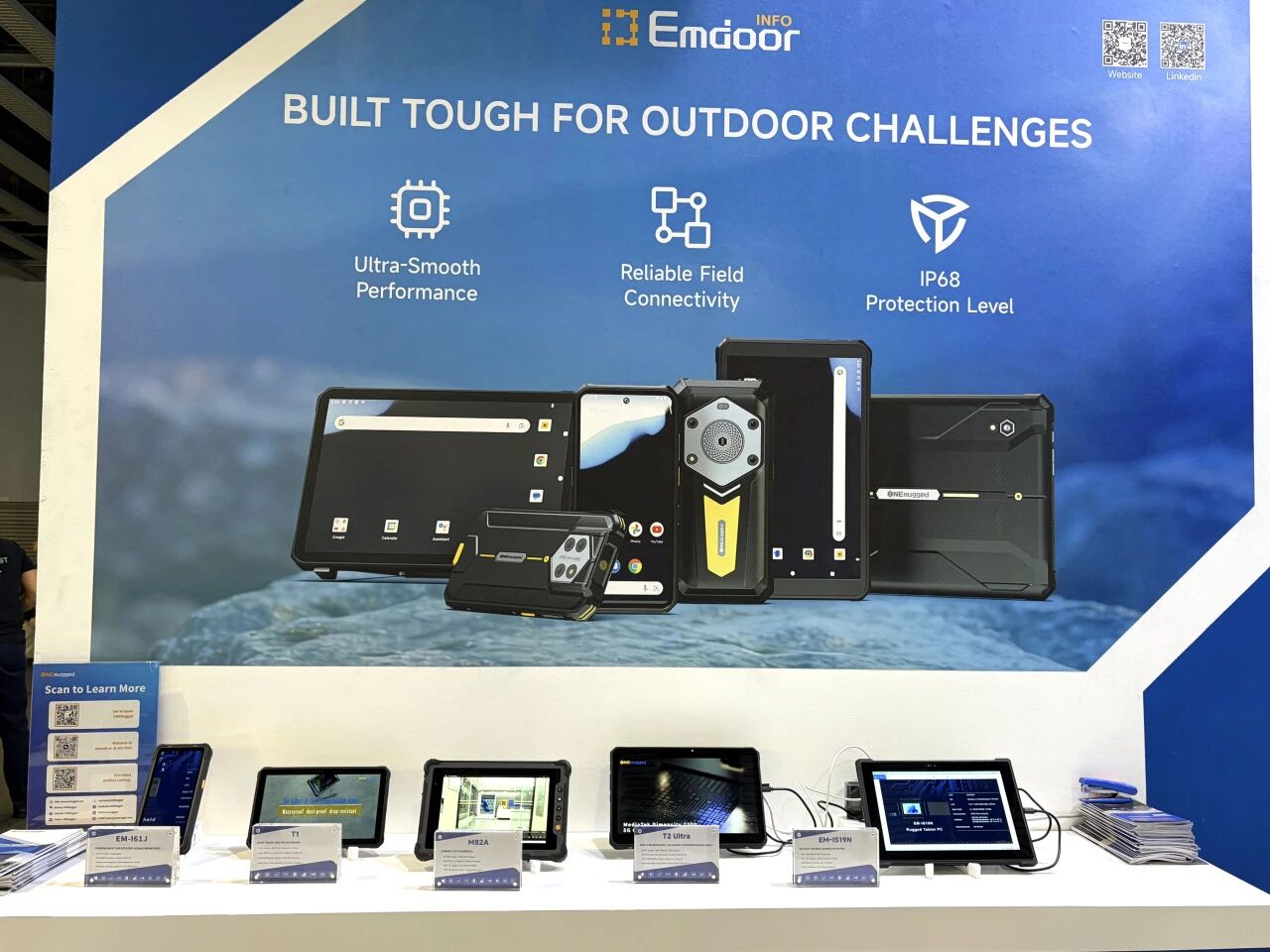 Informações do Emdoor: Empowering All Scenarios with One-Stop Rugged Computers