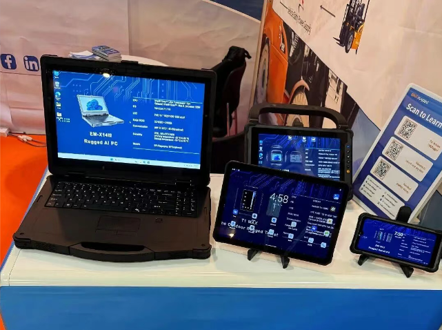 Emdoor EM-X15M 15.6-inch Rugged AI PC demonstration