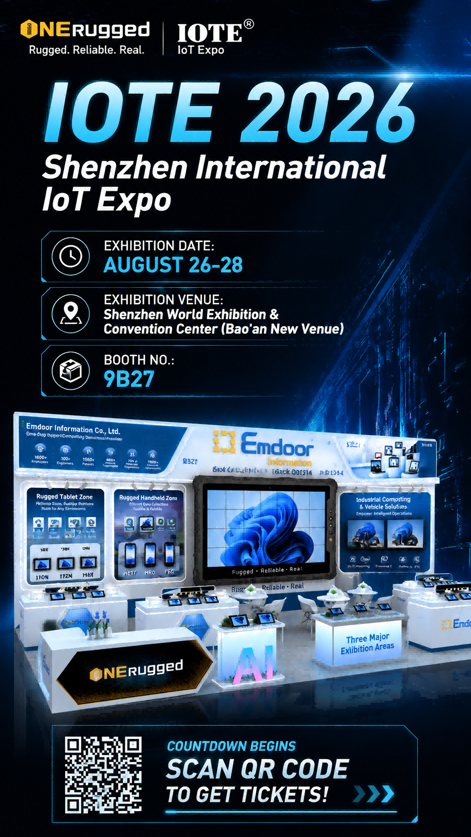 Emdoor IOTE 2026 Expo IoT Shenzhen Exhibition Showcase