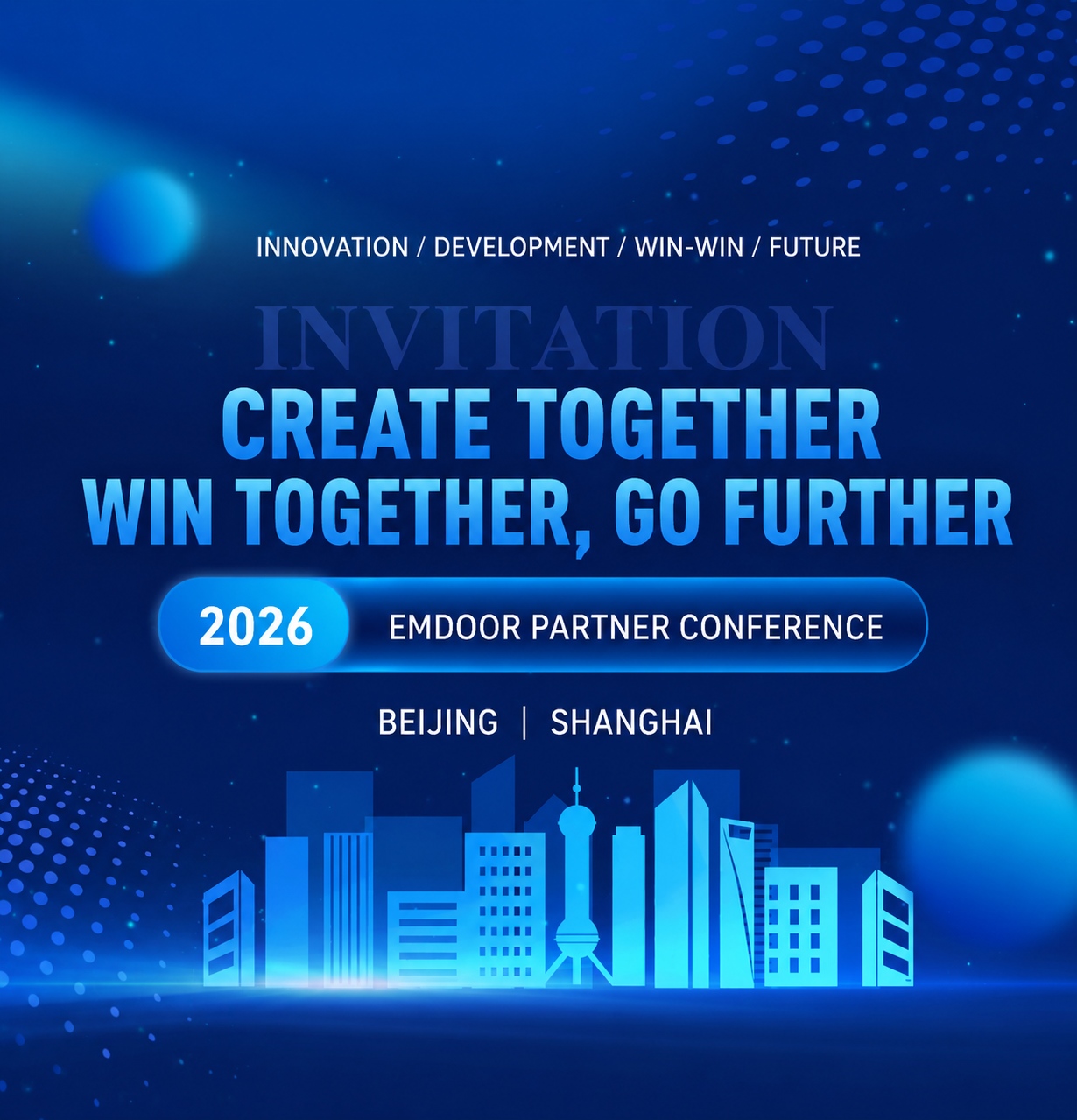 Conferência Parceiros Emdoor 2026 in Beijing and Shanghai