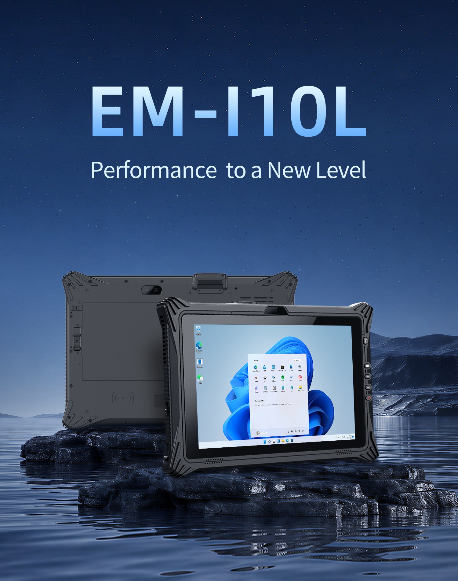 Rugged Tablet PC EM-I10N Performance to a New Level