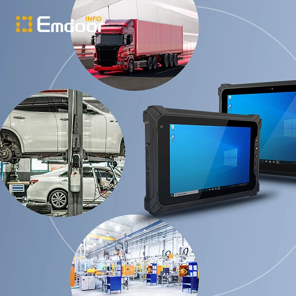 Tablets robustos para fabricação de piso de loja, armazenamento, automóveis