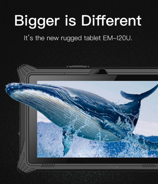 O novo tablet robusto Em-i20u é lançado oficialmente