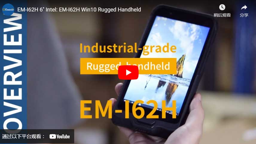 EM-I62H 6 ''Intel: EM-I62H Win10 Handheld robusto