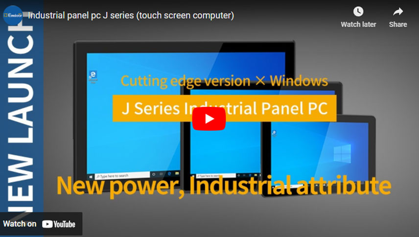 Painel industrial pc série J (computador com tela de toque)