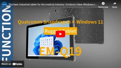 O melhor tablet industrial para a indústria médica | Novo tablet Windows Q19 da Emdoor