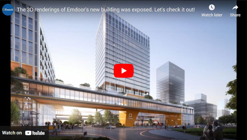 As representações 3D do novo prédio da Emdoor foram expostas. Vamos dar uma olhada!