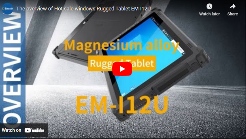 A visão geral das janelas de venda quente Tablet robusto EM-I12U-1